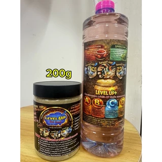 LEVEL UP Turbo อาหารปั้นลูกปลาบอลลูนแรกเกิด โตไว ฟอร์มแน่น กินเก่ง ย่อยง่าย ท้องไม่อืด