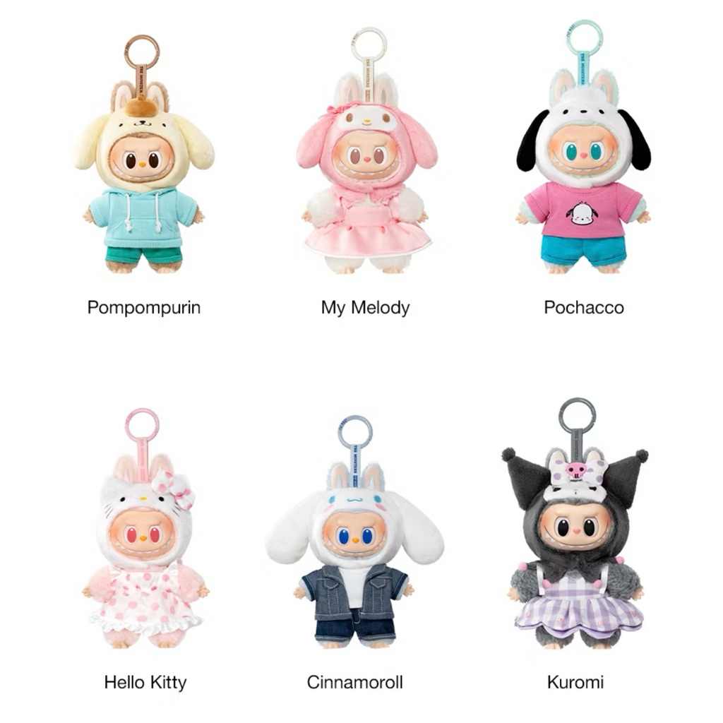 🇹🇭 พร้อมส่งในไทย ลาบูบู้ซานริโอ้ (เช็คการ์ด) THE MONSTERS × Sanrio Characters Series ของแท้ 💯