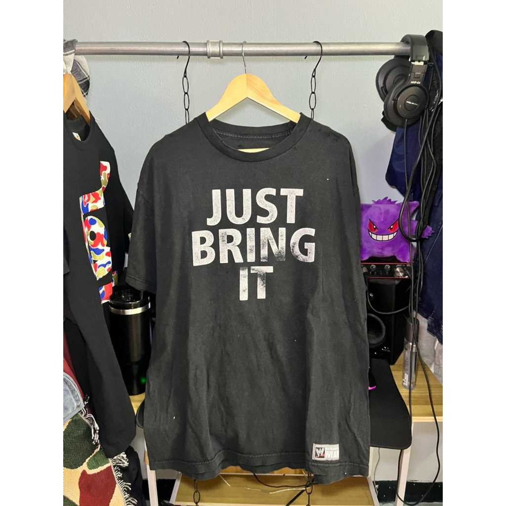 WWE t-shirt (ปั๊มคอ)