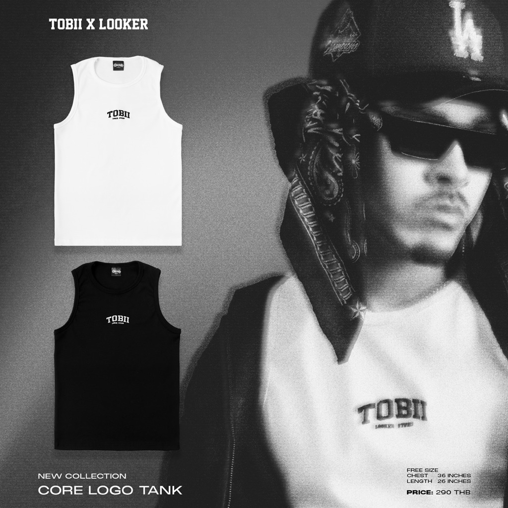 เสื้อกล้าม LOOKER x TOBII — CORE LOGO TANK