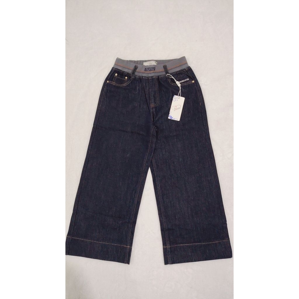 กางเกงเกาหลียีนส์ยืดทรงกระบอก(faleena)