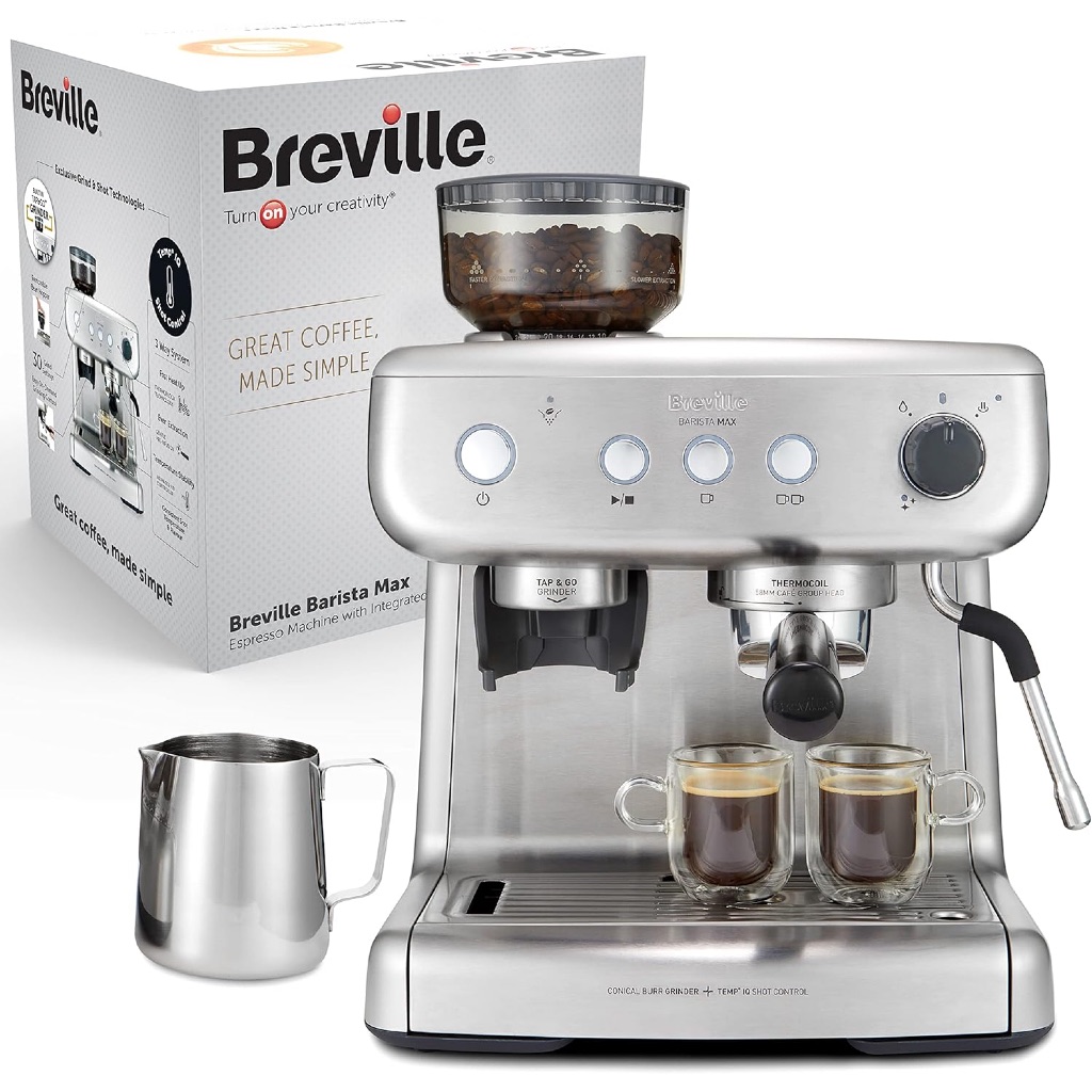 Breville เครื่องชงกาแฟอัตโนมัติ Barista Max พร้อมชุดอุปกรณ์