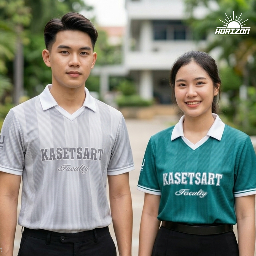 เสื้อม.เกษตรศาสตร์ V.2 ใส่ ชื่อ เบอร์ ชื่อคณะ ฟรี! Kasetsart Custom Shirt V.2 ผลิตใหม่ แชทเข้ามาแจ้งข้อมูล