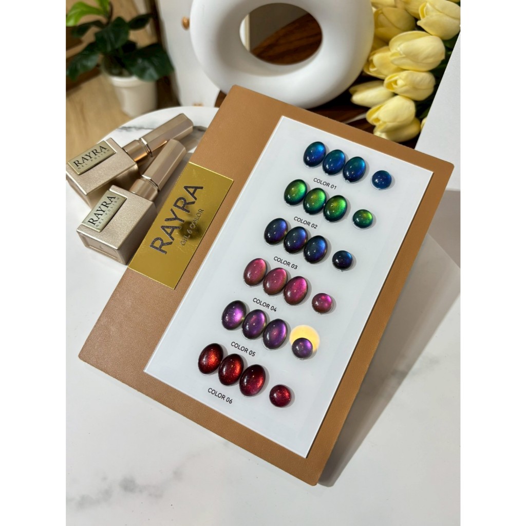 Rayra Cat eye 6 สี ( RP2 ) NON-TPO ไม่มีสารtpo พร้อมชาร์จสำเร็จรูป