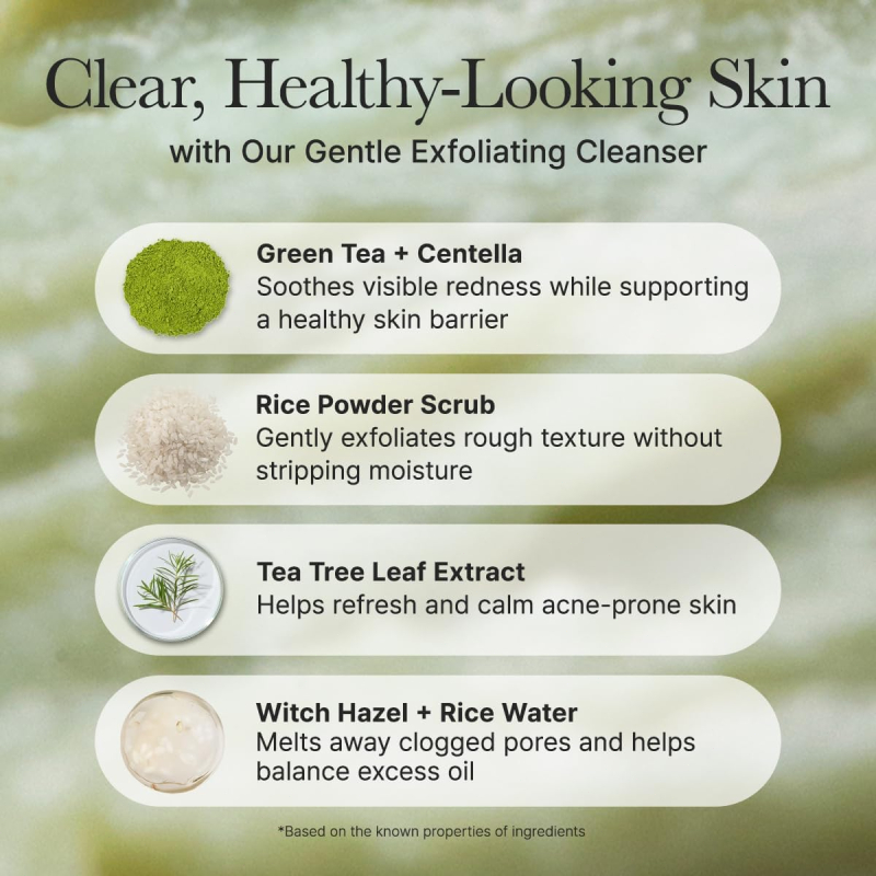 Arencia Korean Rice Mochi Face Cleanser โฟมล้างหน้า มาส์ก+สครับ ข้าวเกาหลี กรีนที มักวอร์ต ขจัดสิวเสี้ยน กระชับรูขุมขน พ ราคา ถูกที่สุด ดีลบีเคเค แกลเลอรีภาพที่ 4