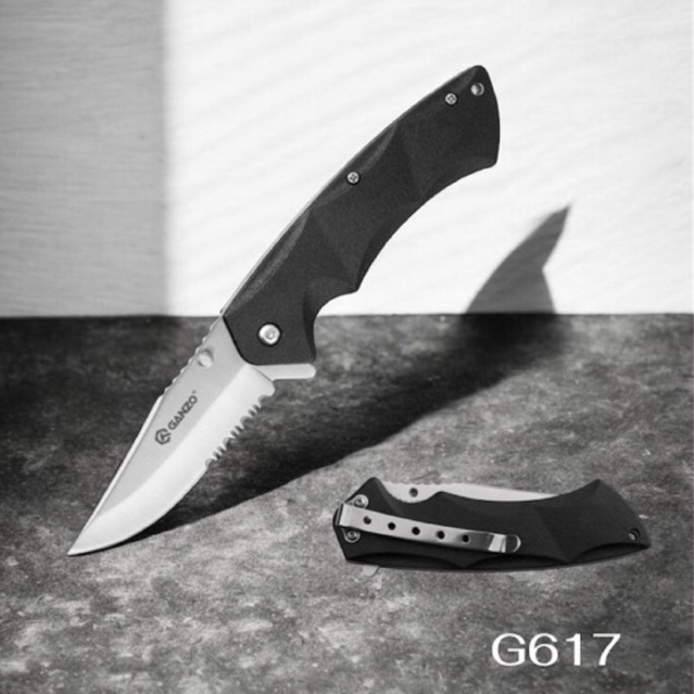 มีดGanzo G617  ของแท้100% มีดอเนกประสงค์