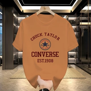 เสื้อยืดคอกลม CONVERSE ALL STAR CHUCK TAYLOR ทำจากผ้าฝ้าย 100%