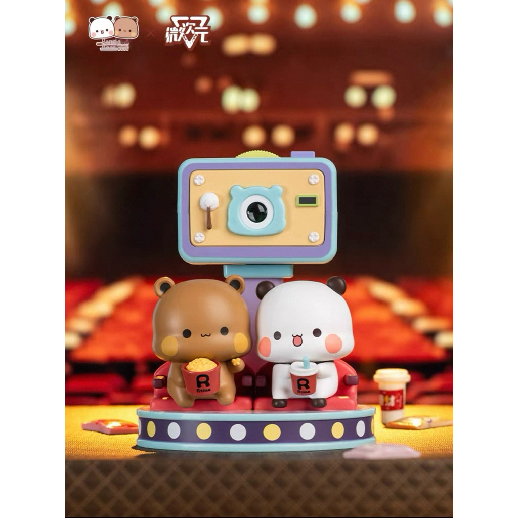 (พร้อมส่งจากไทย🇹🇭) (Limited Edition) Bubu & Dudu Set ดูหนังสุดน่ารัก (มีภาพฉายได้ 24 ภาพ)