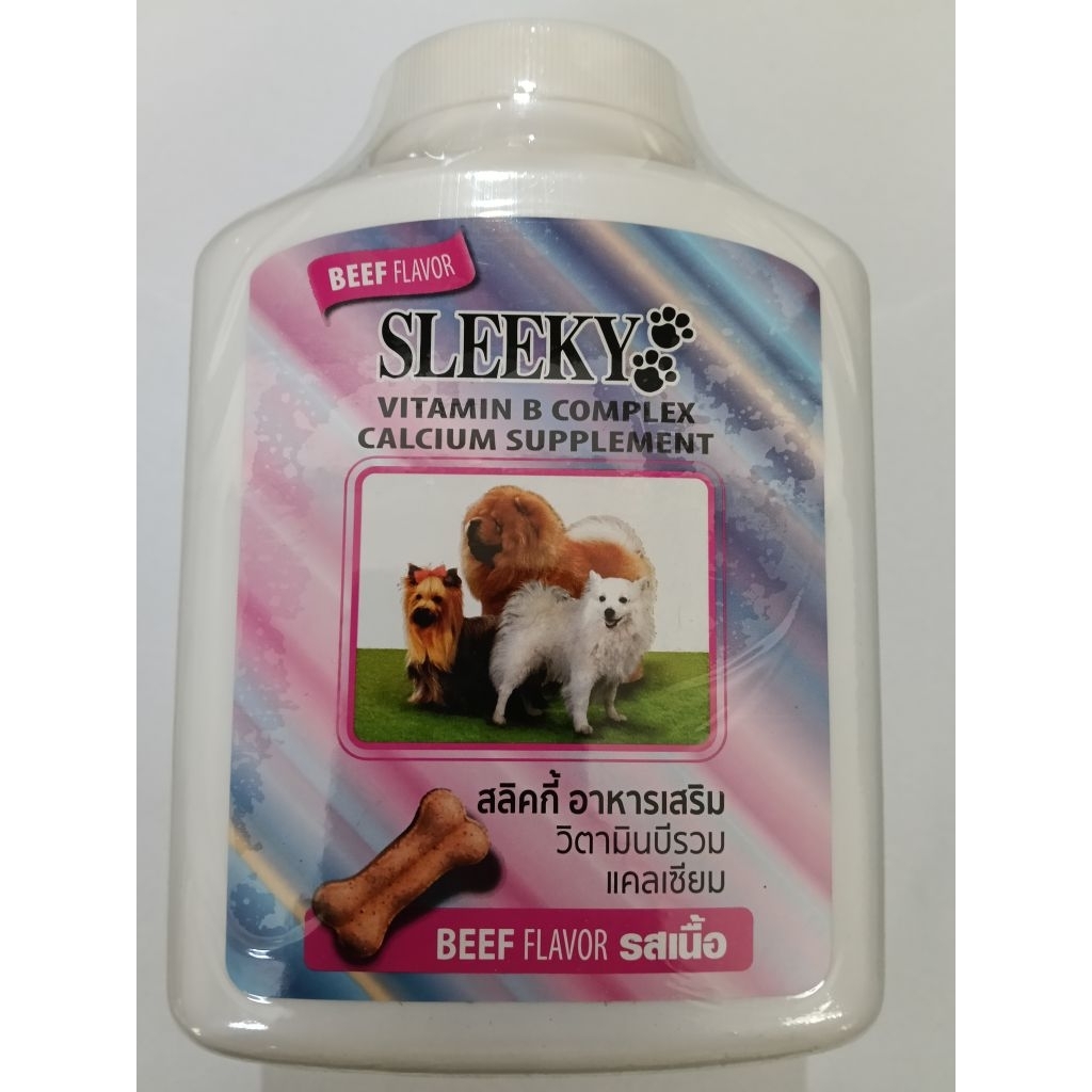 Sleeky สลิคกี้ อาหารเสริมวิตามินรวมแคลเซียม 350กรัม