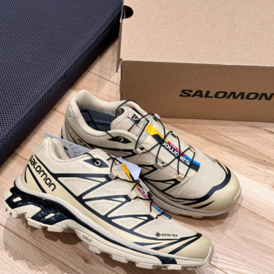 SALOMON XT-6 GTX low cut khaki color【ของแท้100%】