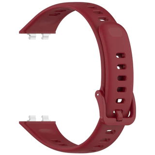 สายนาฬิกาซิลิโคนสีเดียวสำหรับ Huawei Band 11/11 Pro สายรัดข้อมือซิลิโคนคุณภาพสูงสำหรับเปลี่ยน