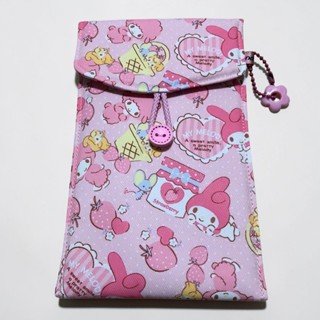 กระเป๋าใส่โทรศัพท์ แบบมีฝาติด ติดเชือกคล้องกระดุม ลายการ์ตูน…