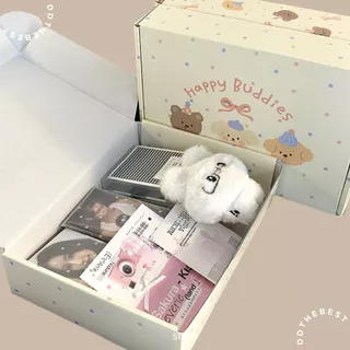 กล่องของขวัญน่ารัก กล่องหูช้าง กล่องพัสดุ | พร้อมส่งจากไทย 🇹🇭 | HAPPY BUDDIES
