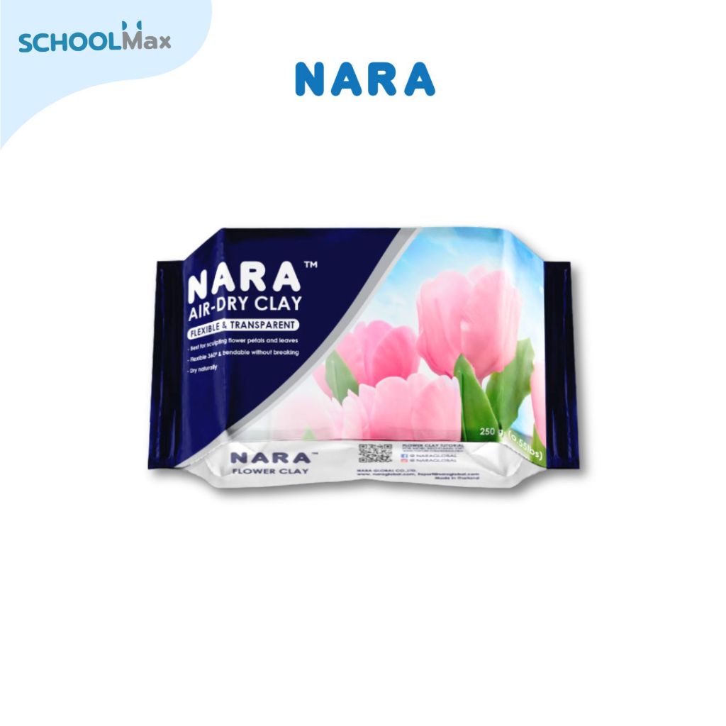 NARA ดินปั้น ดินปั้นดอกไม้ สีขาว Air Dry Clay / ชิ้น