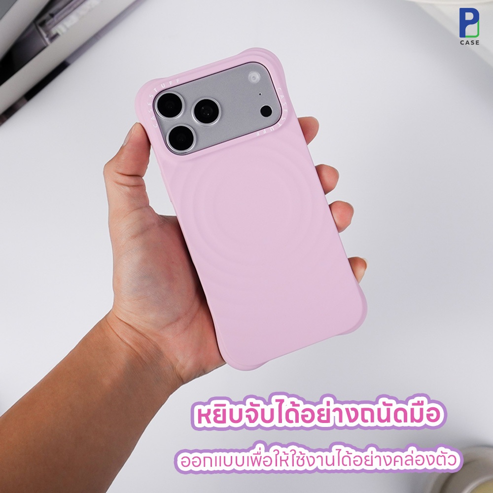 Case STUFF เคสไอโฟน เคสซิลิโคน กันกระแทก ปิดปุ่มCamera สำหรับ 17ProMax / 17Pro / 15ProMax / 13ProMax ราคา ถูกที่สุด ดีลบีเคเค แกลเลอรีภาพที่ 2