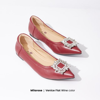 รองเท้าหนังแกะ รุ่น Venice Flat JM02-7 Size 35-40