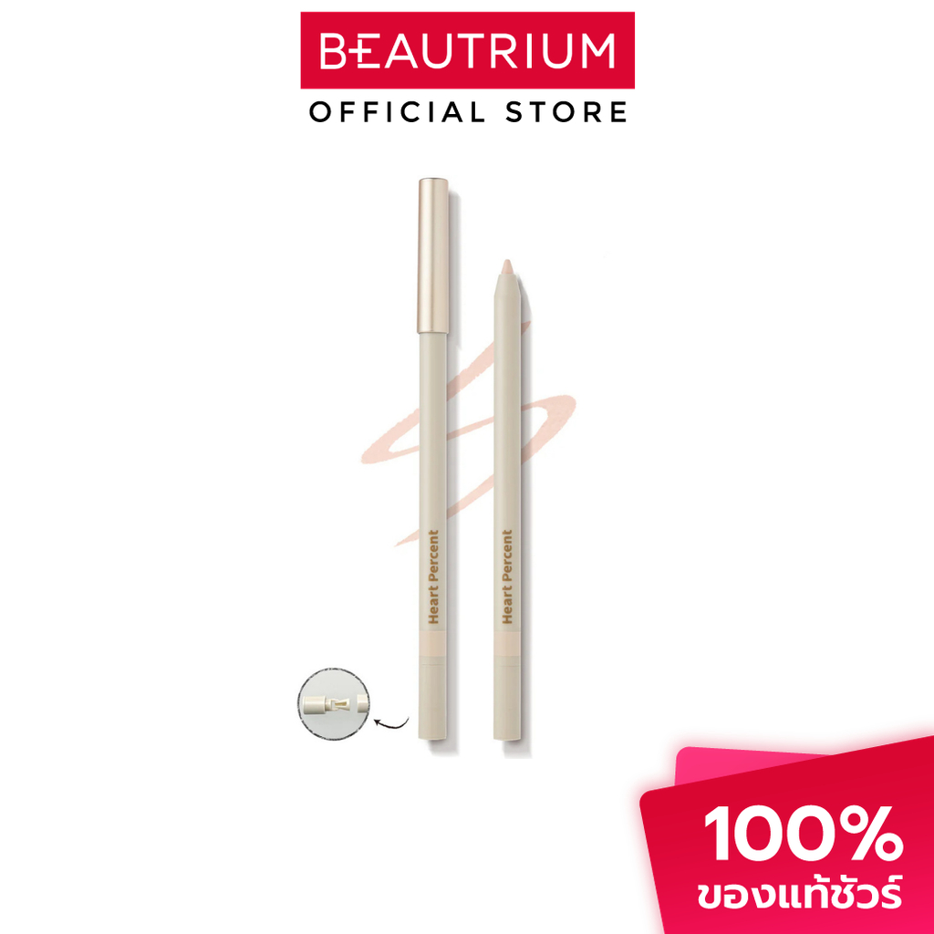 HEART PERCENT Dote On Mood Gel Eyeliner Pencil อายไลเนอร์ 0.5g