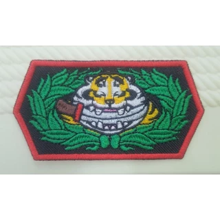 อาร์มปัก หน่วยน่ารักเป็นพิเศษ(ช้าง เสือ ฉลาม) หมูอ้วน แบบเย็บ รีด ตีนตุ๊กแก