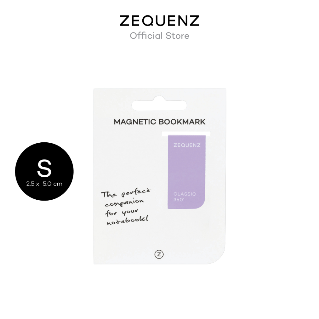 ZEQUENZ The Color Magnetic Bookmark S  แถบแม่เหล็กคั่นสมุดขนาดใหญ่ รุ่น The Color 2023