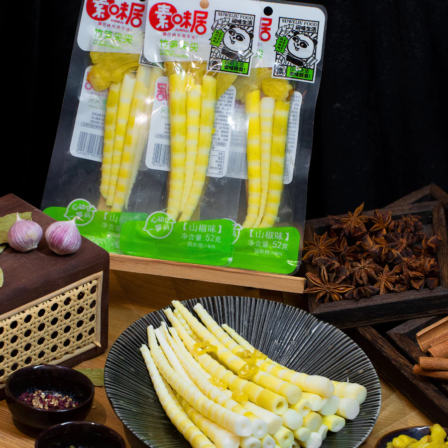 ของทานเล่น  มันฝรั่ง รากบัว หน่อไม้ ปรุงรสหม่าล่าเสฉวน รวมรสความอร่อย  60กรัม รสเผ็ดเบาๆ กรอบหอมอร่อย กินเพลิน thumbnail 7