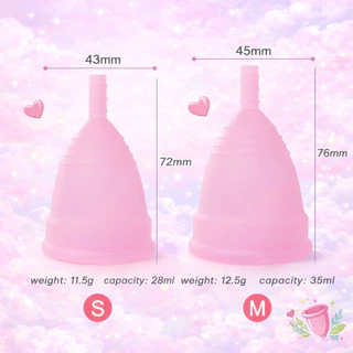 ร้านนี้ส่งเร็ว 🇹🇭 ถ้วยอนามัยซิลิโคน Menstrual Cup ขนาด S/L ถ้วยรองรับประจำเดือน ใส่สบาย แพ็กกล่อง 📦 ไม่โชว์ชื่อสินค้า