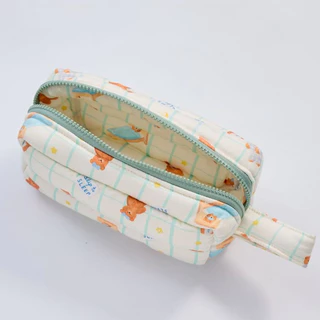 กระเป๋าเครื่องสำอาง Sliptosleep - Teddy House Cosmetic Bag