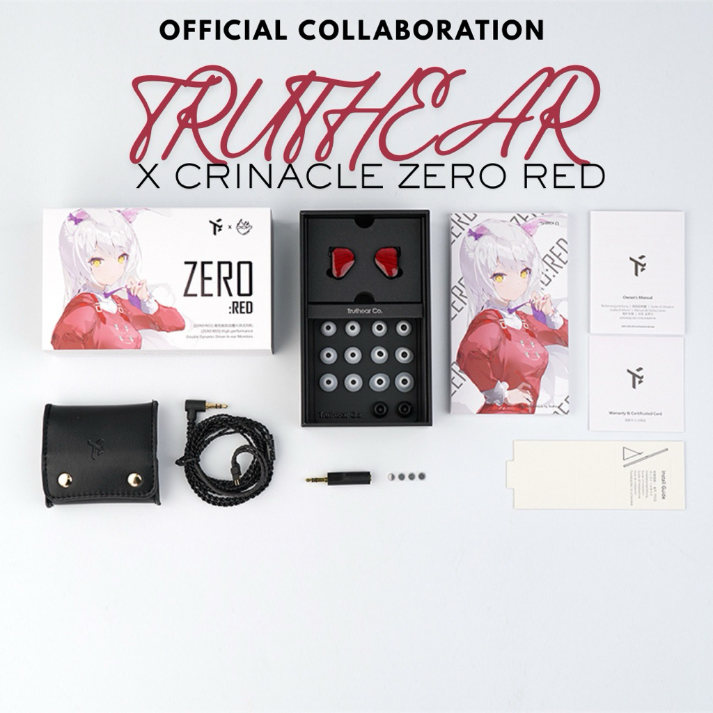 Truthear x Crinacle ZERO: RED หูฟัง IEMs (Dual Dynamic) Smooth & Neutral Perfection