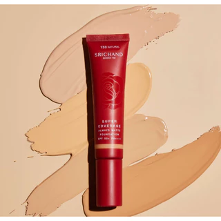 รองพื้นศรีจันทร์ Srichand Super Coverage Always Matte Foundation SPF50+PA++++ 30ML หลอดแดง