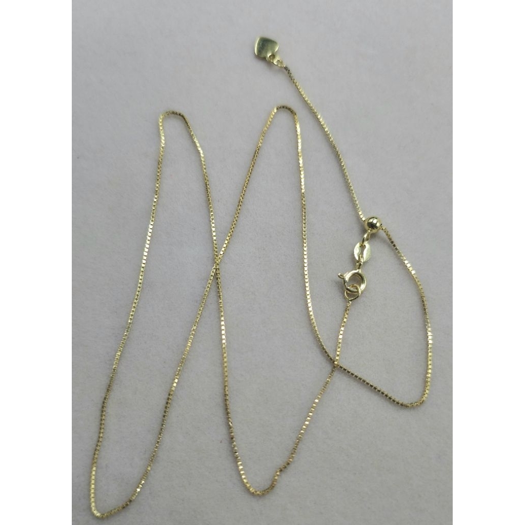 สร้อยคอลายบอ็คเชนทองแท้18k