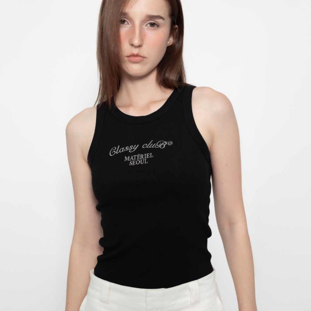 Classy Club - เสื้อกล้าม เสื้อเเขนกุด รุ่น Materiel Tank Top