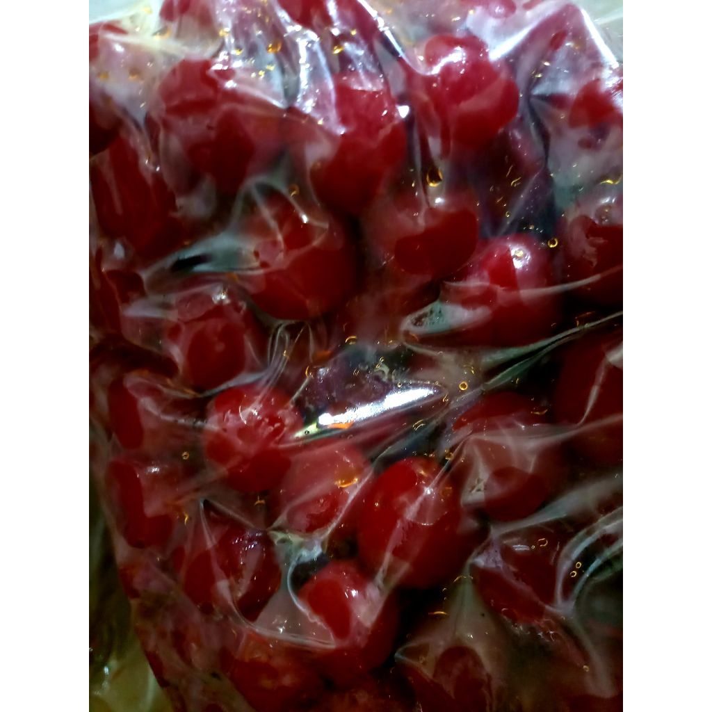 เชอรี่น้ำผึ้ง เชอรี่แดง   1 กิโลกรัม 500 กรัม บ๊วยเชอรี่ สะอาด ขนม ของฝาก ของกิน ผลไม้อบแห้ง cherry