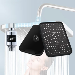 shower head ฝักบัวเทอร์โบ ฝักบัวอาบน้ำ 12นิ้ว แรงดันสูง มีหินกรองสิ่งสกปรก ฝักบัวแรงสูง 304 สแตนเลส เพิ่มแรงดันน้ำ