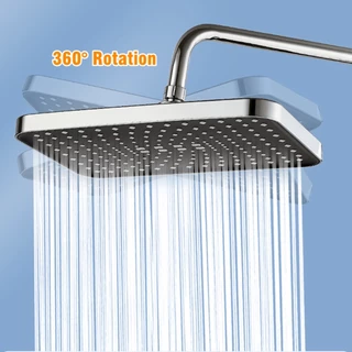 shower head ฝักบัวเทอร์โบ ฝักบัวอาบน้ำ 12นิ้ว แรงดันสูง มีหินกรองสิ่งสกปรก ฝักบัวแรงสูง 304 สแตนเลส เพิ่มแรงดันน้ำ