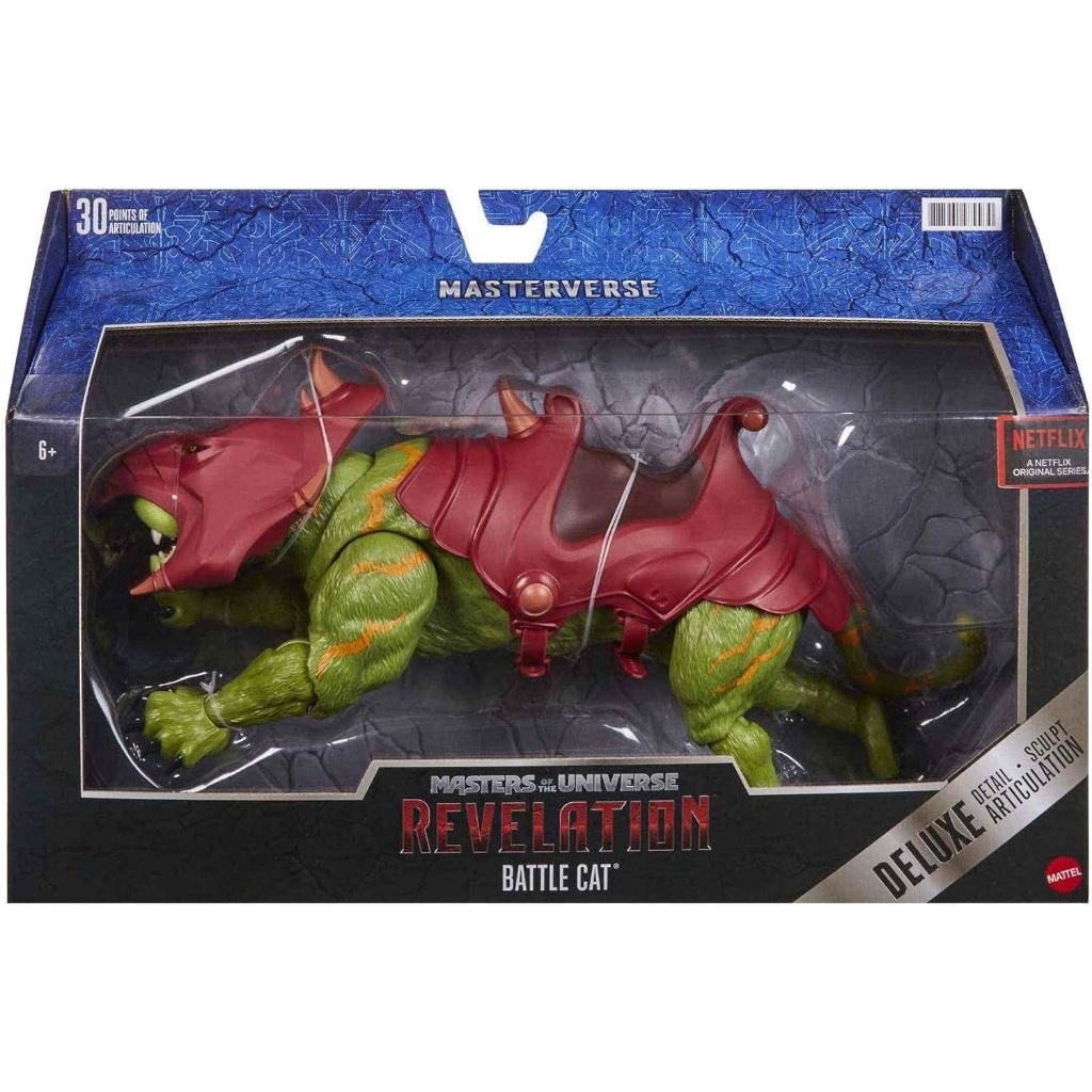 Masters Of The Universe Mattel Collectible - Masterverse Oversized Battle Cat Figure (He-Man, Motu) ของแท้