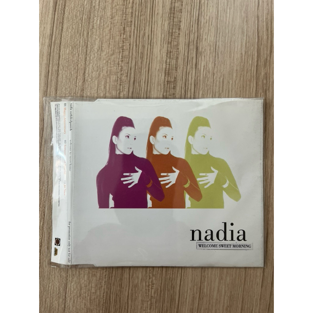 ซีดี เพลง cd audio แผ่นแท้ ออดิโอ สำหรับฟัง                หายาก นาเดีย nadia 3 เพลง