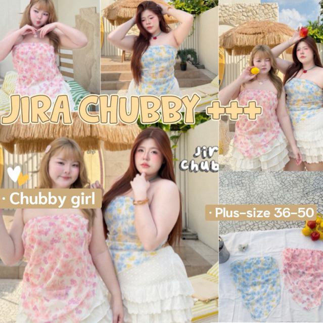 (ส่วนลดโปรเปิดร้าน+ส่งฟรีโค้ดคุ้ม✅) เสื้อเกาะอกลายดอก งานผ้าชีฟอง แต่งซับในให้นะคะ ไม่โป๊ค่ะ(36-50)