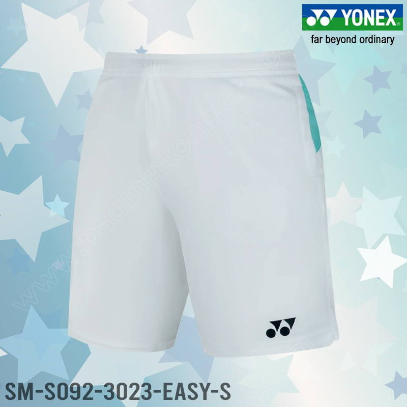 【 ของแท้ 💯% 】กางเกงแบดมินตันโยเน็กซ์ 3023 EASY สีขาว (3023-EASY-WT)
