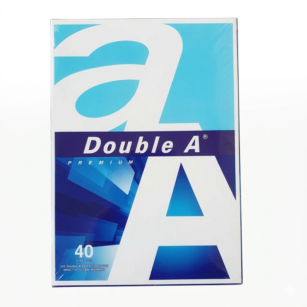กระดาษ Double A A4-80g (40-100แผ่น)