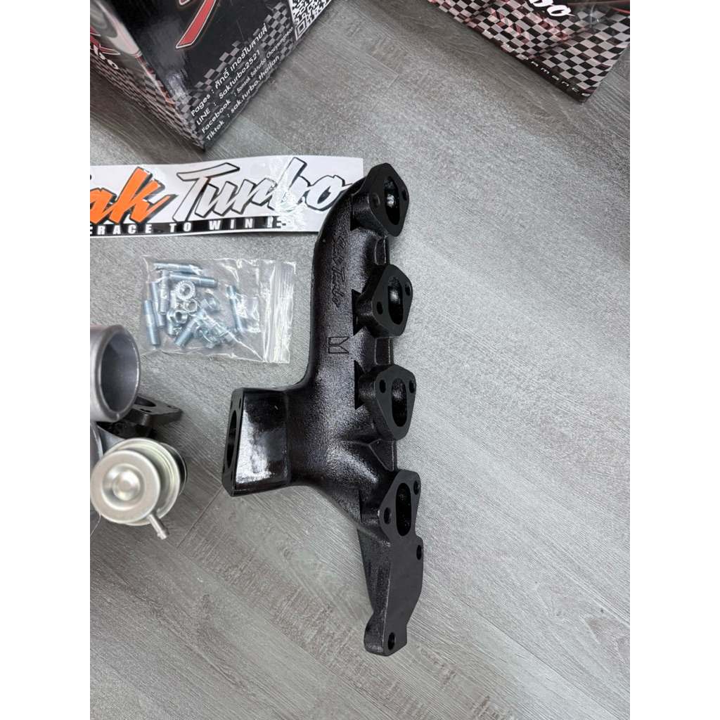 เฮดเดอร์1.9ใส่เทอร์โบF55ฝา08หน้าแปลนisuzu