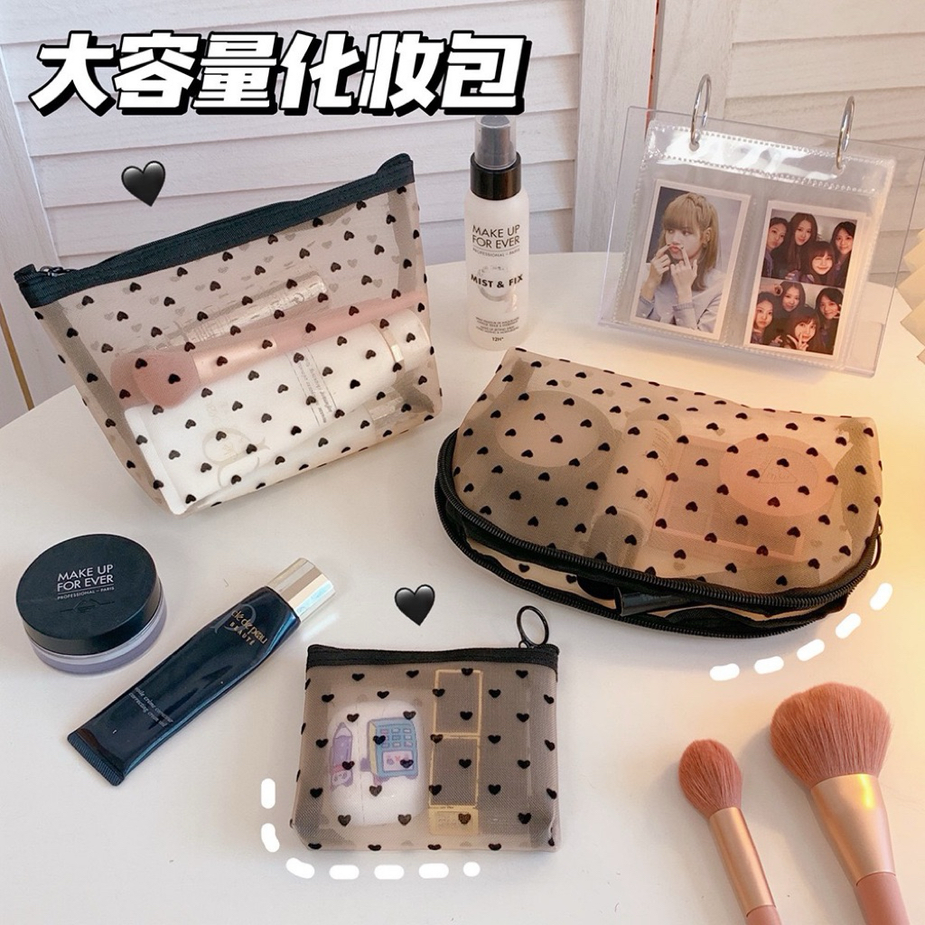 พร้อมส่ง กระเป๋าเครื่องสำอาง ใส่ของ จัดระเบียบ ลายน่ารัก