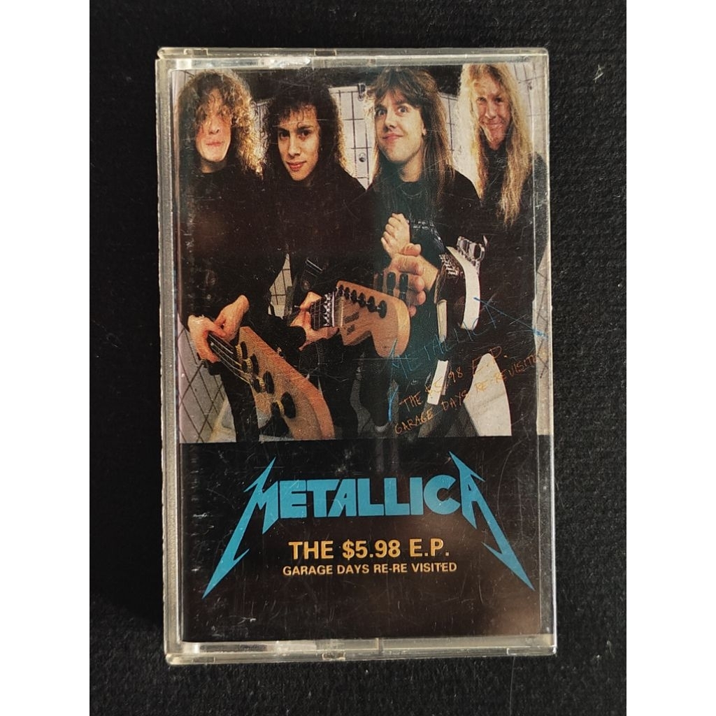 เทปคาสเซ็ท เพลงสากล /ยุค 70' 80' 90' cassette tape / Metallica - The $5.98 E.P. Garage days re-re vi