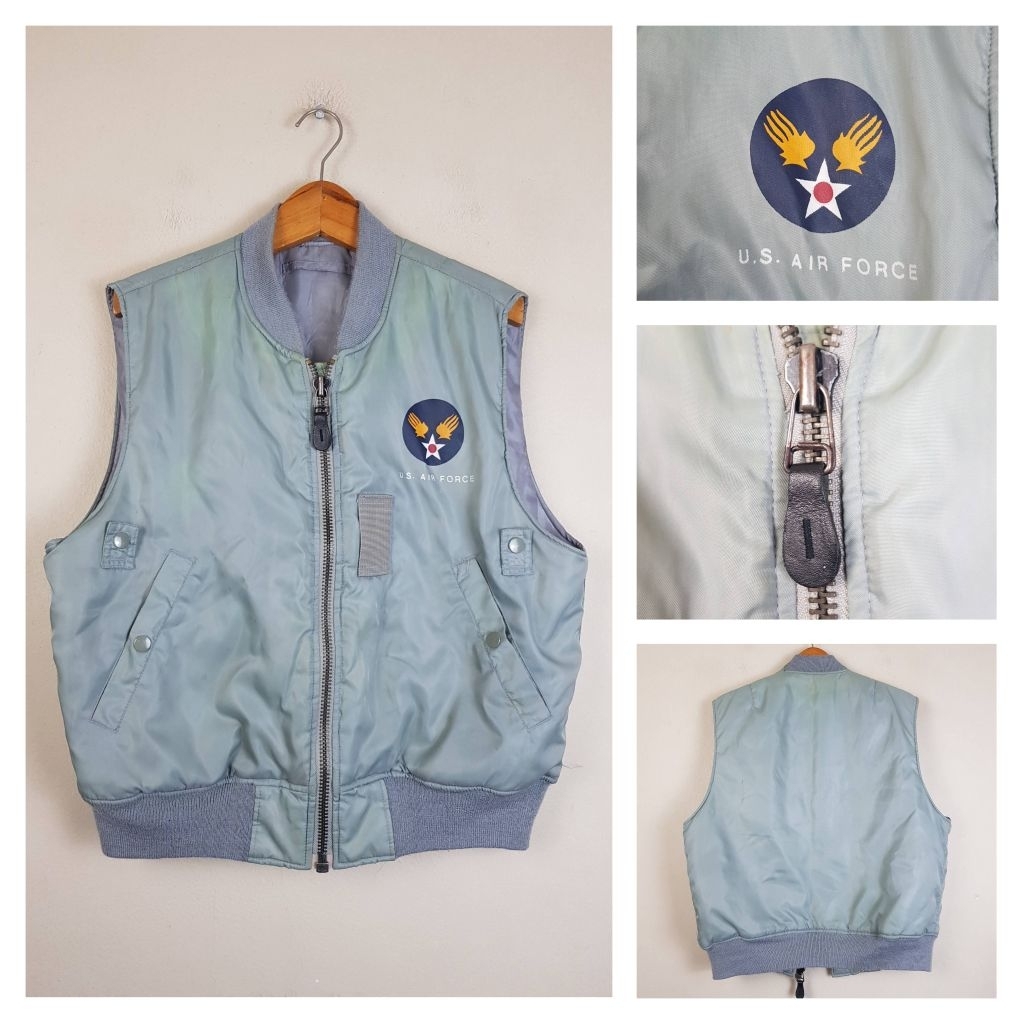 US AIR FORCE Type MA-1 Flying Bomber Vest Color: Grey