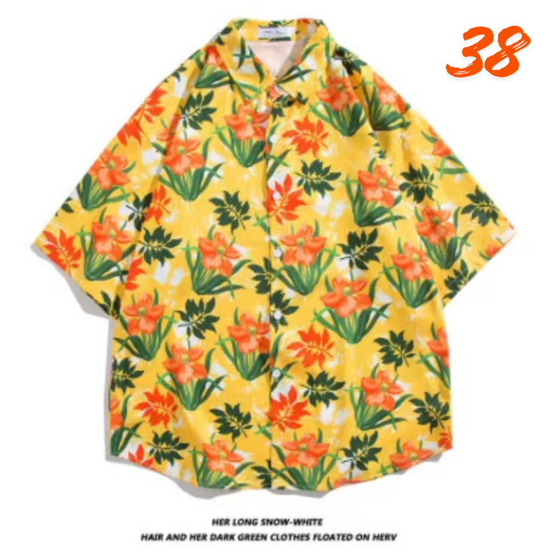 เสื้อฮาวาย Size M-3XL ใส่ได้ทั้งชาย-หญิง เหมาะกับเทศกาลสงกรานต์ รูปที่ 6