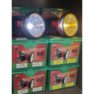 [ยกโหล 12 ตัว] ไฟฉายคาดหัว ตราช้าง [แท้] รุ่น 671 LED หัวใหญ…