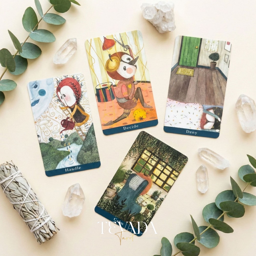 ไพ่ออราเคิล ไพ่ยิปซี ไพ่ทาโรต์ Journey Oracle Deck ผลงานครูชัย ขอบทอง ฮีลใจ ไพ่น่ารัก ภาพสีน้ำ ของแท้ พร้อมส่ง ราคา ถูกที่สุด ดีลบีเคเค แกลเลอรีภาพที่ 7