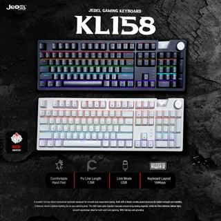 คีบอร์ด OKER K425 & K428 & K458 & KL95D Keyboard Gaming คีบอร์ดเกมมิ่ง คีย์บอร์ดแมคานิคอล คีย์บอร์ด Blue Switch