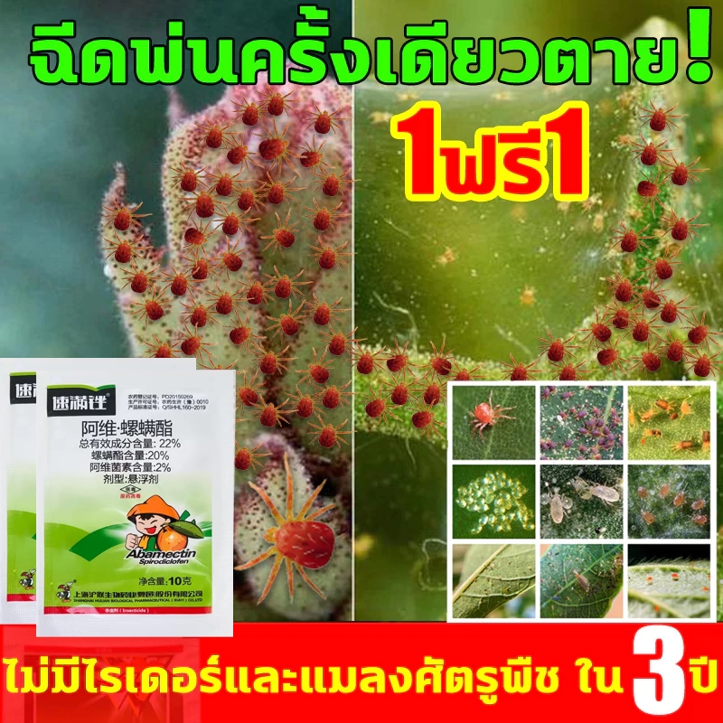สินค้าขายดี กำจัดไรแดง DML ยากำจัดไรขาว เห็นผล100% ใช้ได้กับพืชทุกชนิด  ยาไรแดงทุเรียน [ไรซากิ]
