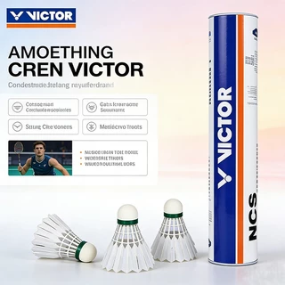 🔥 สินค้าใหม่ 🔥VICTOR ลูกแบดมินตัน รุ่น MASTER NCS ( 1 หลอด 12 ลูก ) ฝึกซ้อมและเล่นส่วนตัว