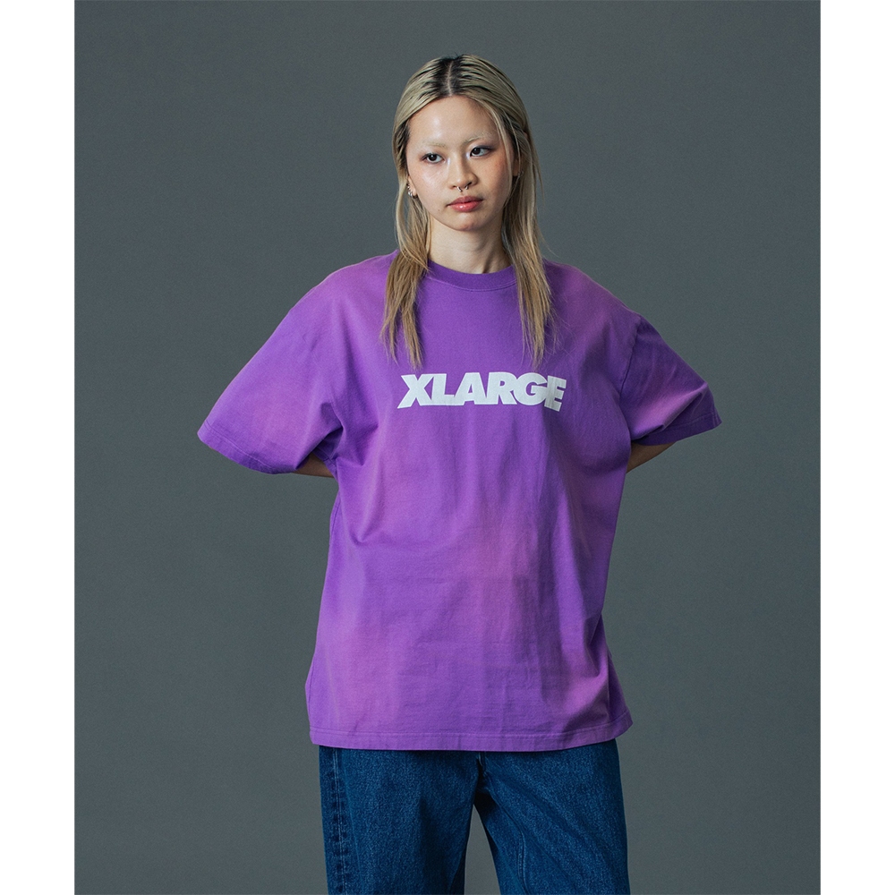 เสื้อยืดแขนสั้น XLARGE รุ่น DISCHARGE PRINTED STANDARD LOGO S/S TEE — صورة 8