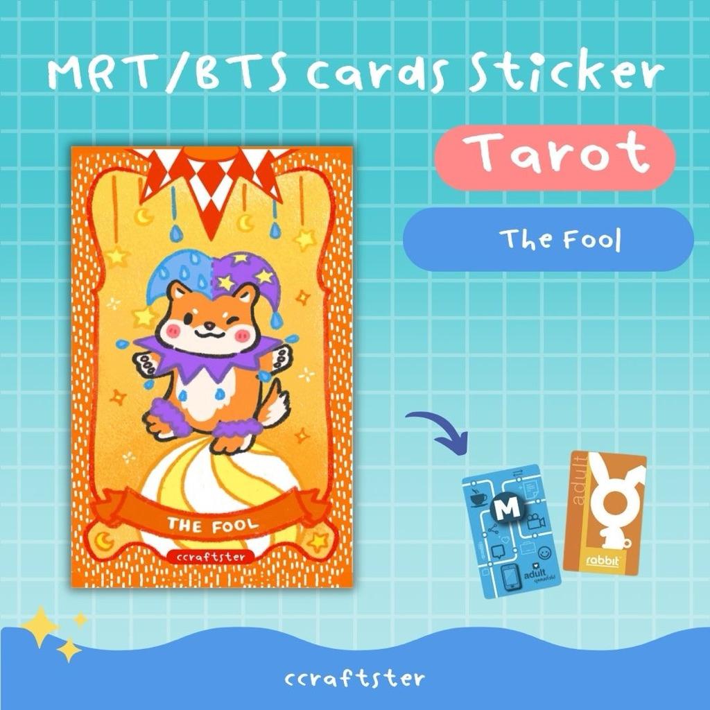 Card Sticker สติกเกอร์ติดบัตรบีทีเอส MRT BTS สติ๊กเกอร์ติดบัตร สติ้กเกอร์ไพ่ทาโรต์ Tarot สายมู ราคา ถูกที่สุด ดีลบีเคเค แกลเลอรีภาพที่ 8